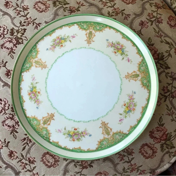 Antique 1920s Noritake Porcelain Tea Tray Art Deco Style - Picture 1 of 6